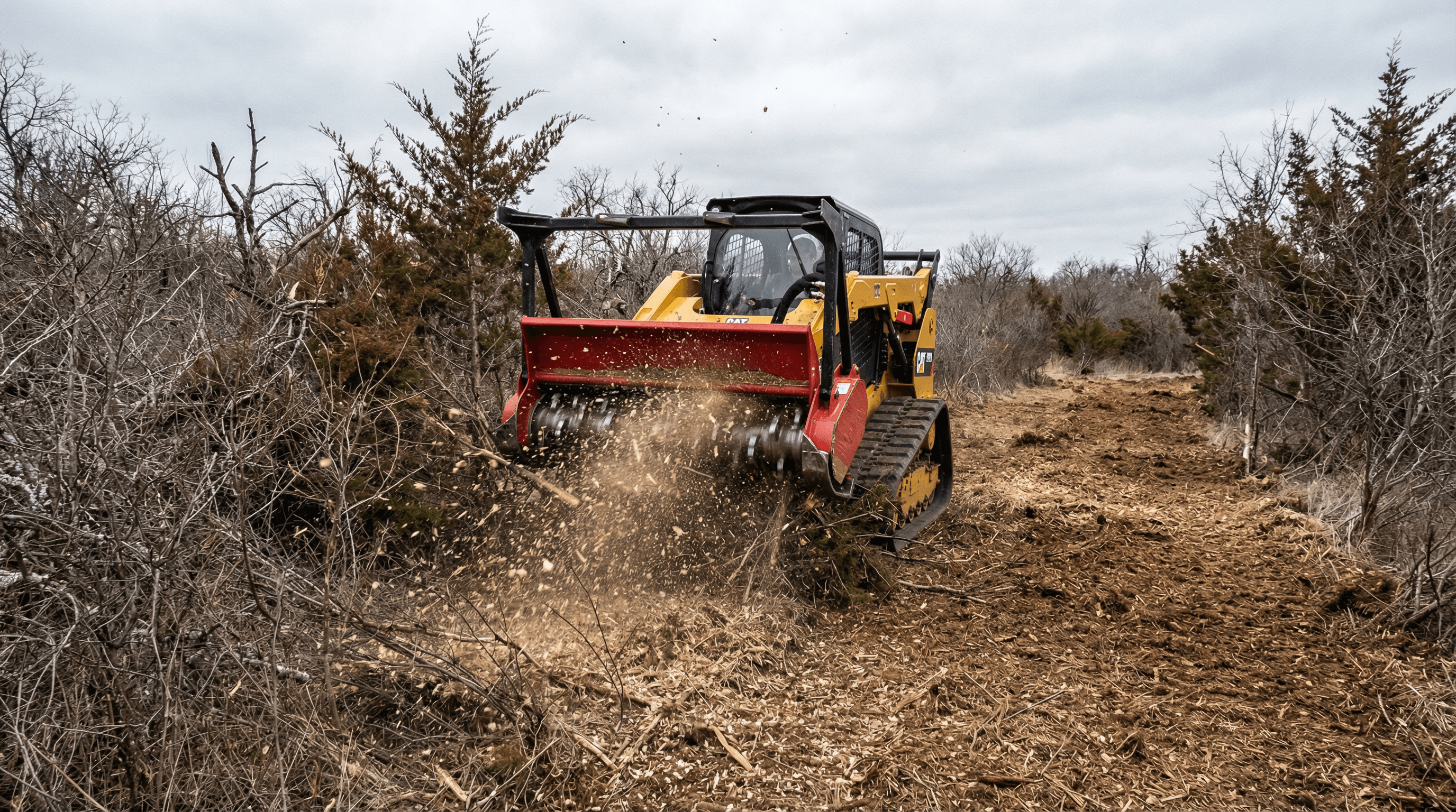 Forestry mulching in Parker County, Texas